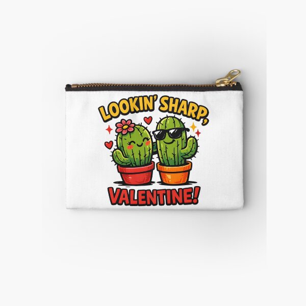 Item preview, Lookin Sharp Valentine Cute Cactus Couple Pun. designed and sold by Mr Lee.