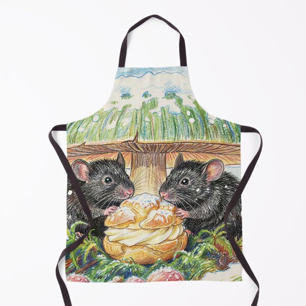 Item preview, Cute Mice Eating Pastry Puff designed and sold by M-Y-A-R-T-.