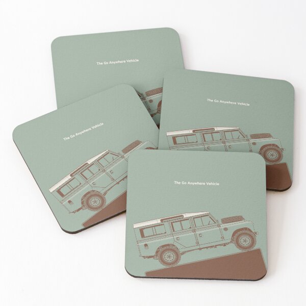 Item preview, The Go Anywhere Vehicle - Green - Automotive Illustration designed and sold by Jalan Jalan Sore.