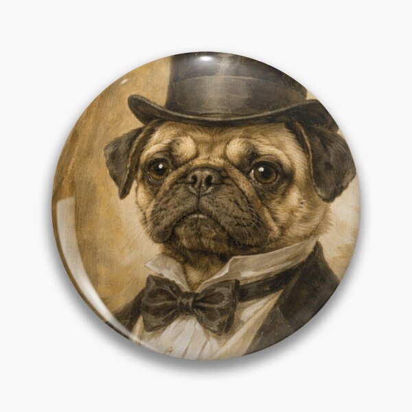 Item preview, pug in a tux designed and sold by Matty69TeeS.