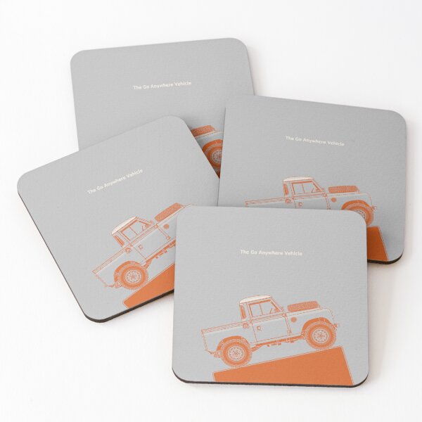 Item preview, The Go Anywhere Vehicle - Grey - Automotive Illustration designed and sold by Jalan Jalan Sore.