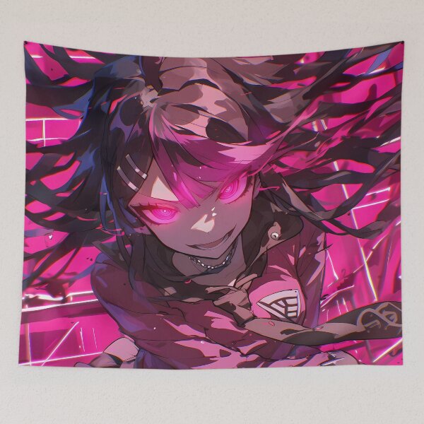 Item preview, Maki Harukawa Danganronpa Anime Girl Mysterious Neon Assassin designed and sold by TorbenKuhano.