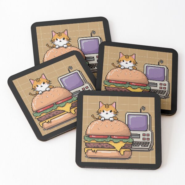 Item preview, Funny Cat Sewing Hamburger designed and sold by tiemacopaxer.