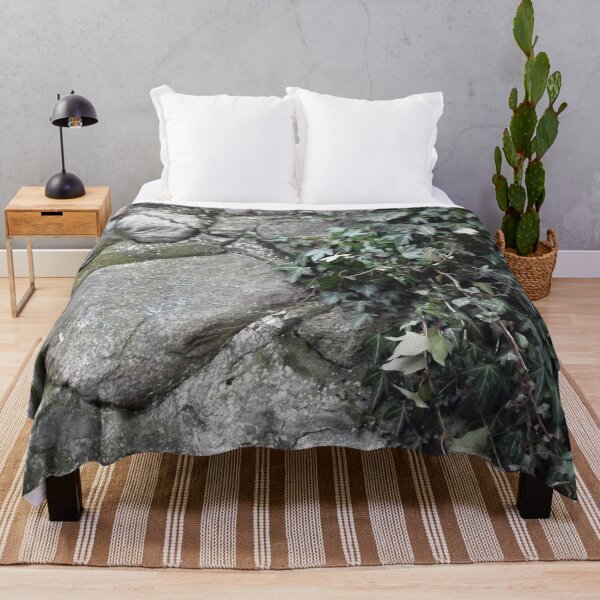 Item preview, Green ivy on a stone wall designed and sold by Betulek.