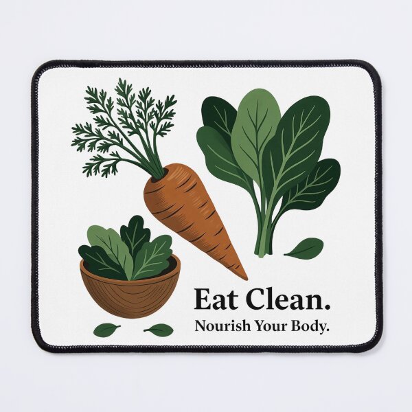 Item preview, Eat Clean - Nourish Your Body designed and sold by Art for Every Person.