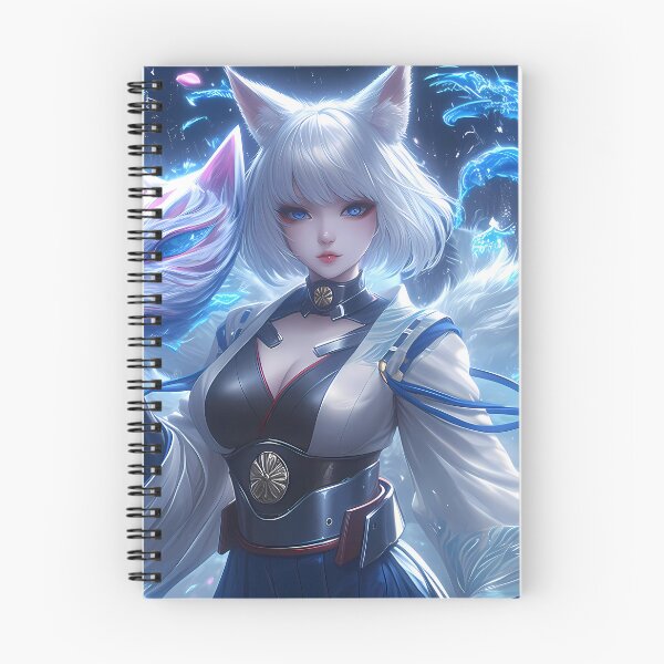 Item preview, Kaga celestial fox aura Azur Lane anime girl snowy mystic charm designed and sold by TorbenKuhano.