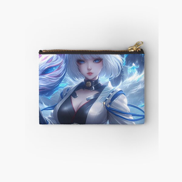 Artikelvorschau, Kaga, himmlische Fuchs-Aura, Azur Lane Anime-Mädchen, schneebedeckter mystischer Charme entworfen und verkauft von TorbenKuhano.
