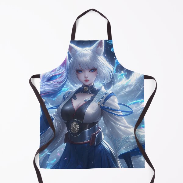 Item preview, Kaga celestial fox aura Azur Lane anime girl snowy mystic charm designed and sold by TorbenKuhano.