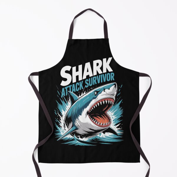 Item preview, Shark Attack Survivor Shark Bite designed and sold by orlodrake.
