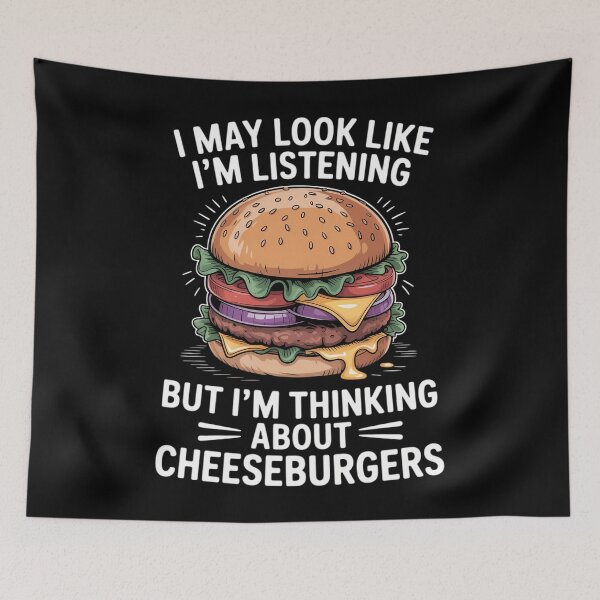Item preview, Funny Cheeseburger For Men Women Burger Lovers designed and sold by tiemacopaxer.