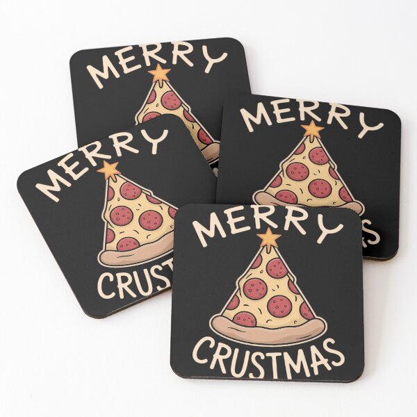 Item preview, Funny Christmas Merry Crustmas Pizza Holiday designed and sold by tiemacopaxer.