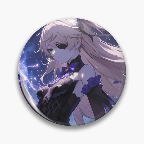 Item preview, Fischl Genshin Impact Dark Fantasy Anime Girl with Lightning Power designed and sold by TorbenKuhano.