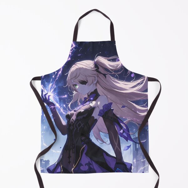 Item preview, Fischl Genshin Impact Dark Fantasy Anime Girl with Lightning Power designed and sold by TorbenKuhano.