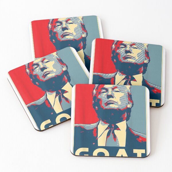 Item preview, Donald Trump G.O.A.T Iconic Hope Style Poster designed and sold by Noput1951.