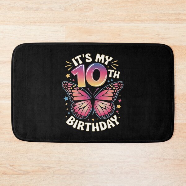 Item preview, 10th Birthday, Girl 10 Years, Butterfly, Number 10  designed and sold by joyouartArt.