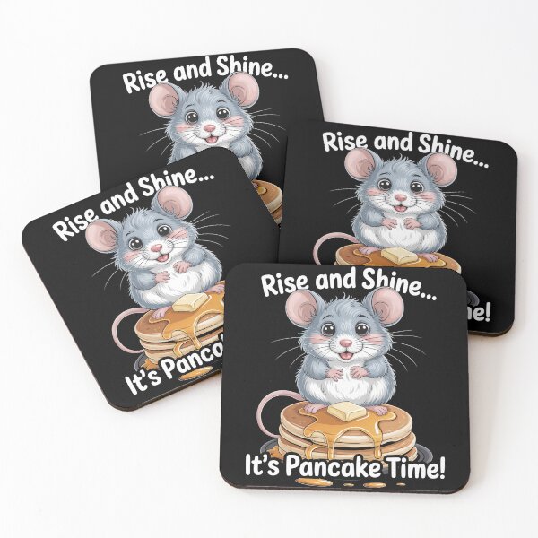 Item preview, Funny Hamster Rise and Shine It_s Pancake Time Breakfast designed and sold by tiemacopaxer.