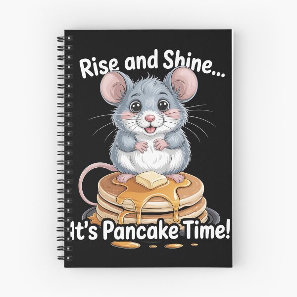 Item preview, Funny Hamster Rise and Shine It_s Pancake Time Breakfast designed and sold by tiemacopaxer.