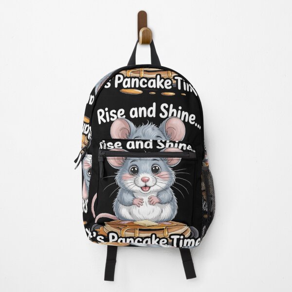 Item preview, Funny Hamster Rise and Shine It_s Pancake Time Breakfast designed and sold by tiemacopaxer.
