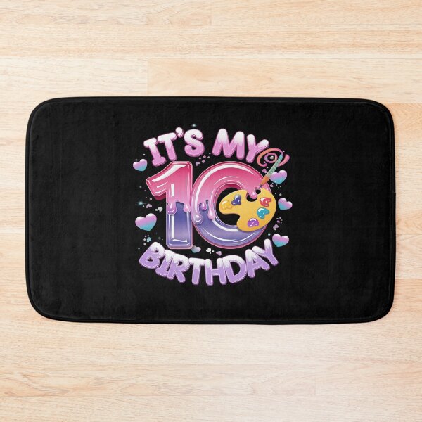 Item preview, 10th Birthday, Girl 10 Years, Painting Art, Number 10  designed and sold by joyouartArt.