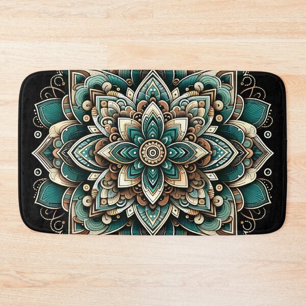 Item preview, Spiritual Lotus Mandala Gold Line Art designed and sold by NAJEEBBOY.