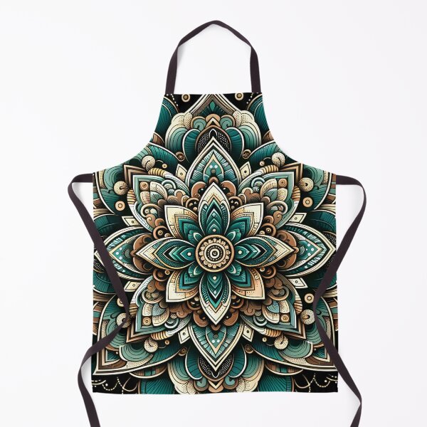 Item preview, Spiritual Lotus Mandala Gold Line Art designed and sold by NAJEEBBOY.