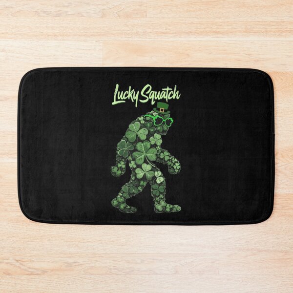 Item preview, Funny Lucky Squatch Bigfoot St Patrick's Day Shirt Shamrock Sasquatch Leprechaun Green Clover designed and sold by Syrupulse.