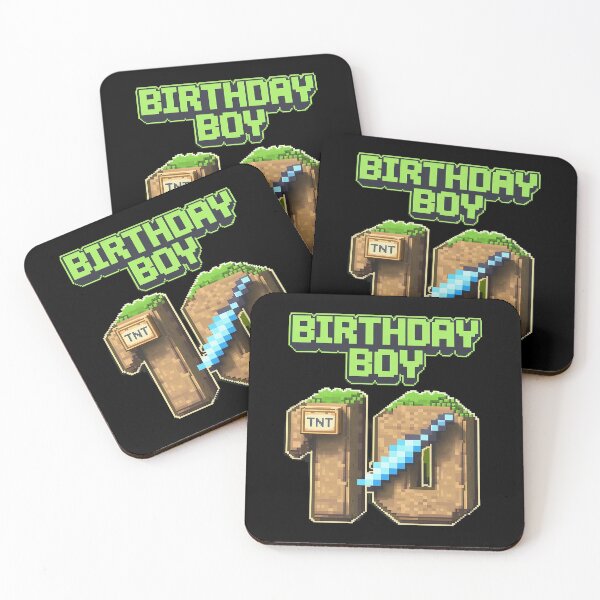 Item preview, Birthday Boy 10 10th Birthday Video Game Pixel  designed and sold by joyouartArt.