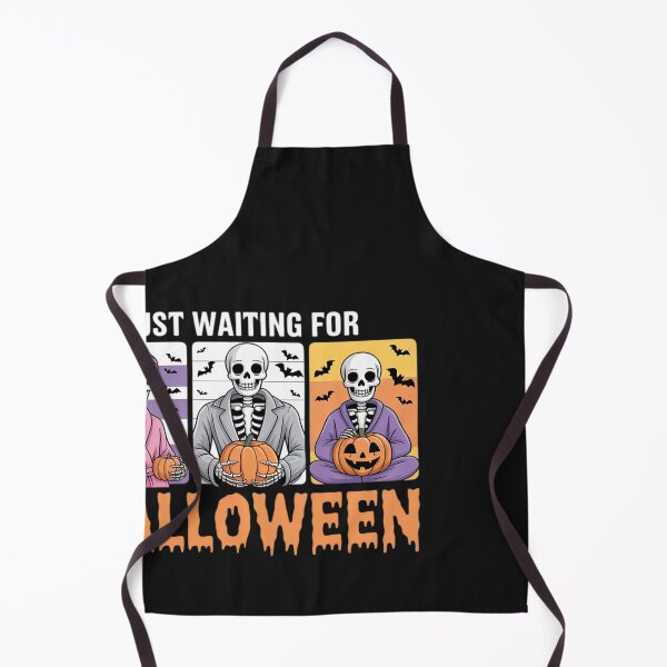 Item preview, Just Waiting For Halloween Spooky Skeleton Jack O Lantern designed and sold by BlueCreator-inc.