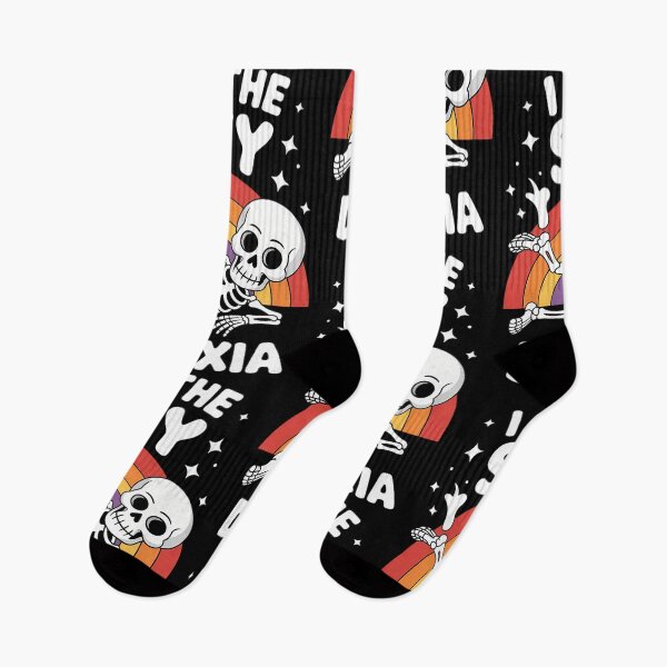 Item preview, Funny I Put The Sexy in Dyslexia Cute Skeleton Rainbow designed and sold by tiemacopaxer.
