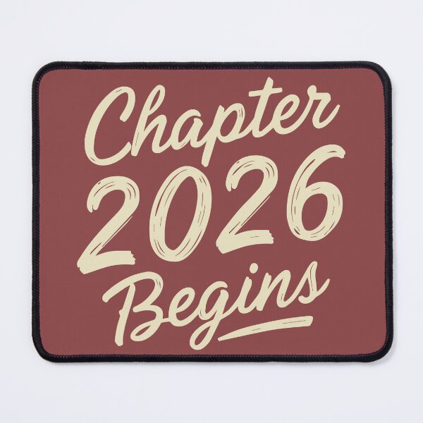 Item preview, Chapter 2026 Begins: Soft Aesthetic Script Quote designed and sold by DavidTeeStudio.