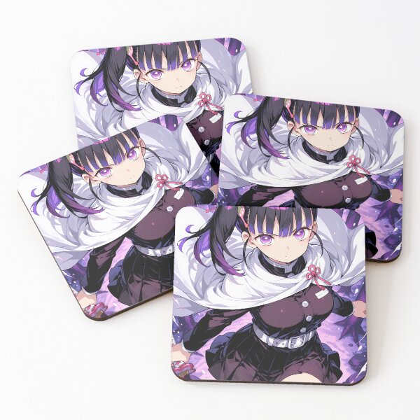 Item preview, Kanao Tsuyuri Dynamic Forest Battle Demon Slayer Anime Girl designed and sold by TorbenKuhano.
