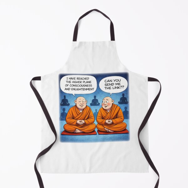 Item preview, I’ve Reached Enlightenment – Funny Meditation Monk Illustration designed and sold by YogaCreations.