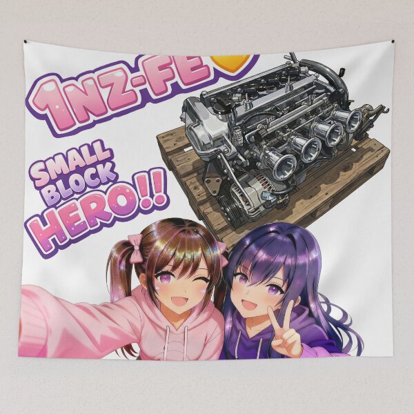 Item preview, 1NZ-FE Small Block Hero! - JDM Anime Girls with ITB Engine designed and sold by AKIHABARAMOTORS.