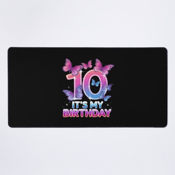 Item preview, Birthday Girl 10 Year Old, Butterfly, Number 10  designed and sold by angolinnArt.