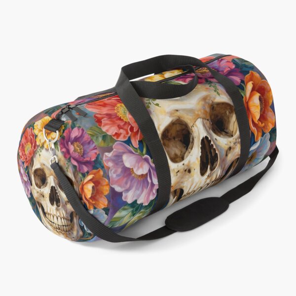 Item preview, Abstract Floral Adornments on a Human Skull designed and sold by Marcu Ioachim.
