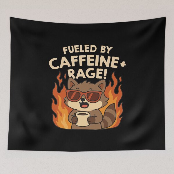 Item preview, Fueled By Caffeine Rage designed and sold by NQArtist.