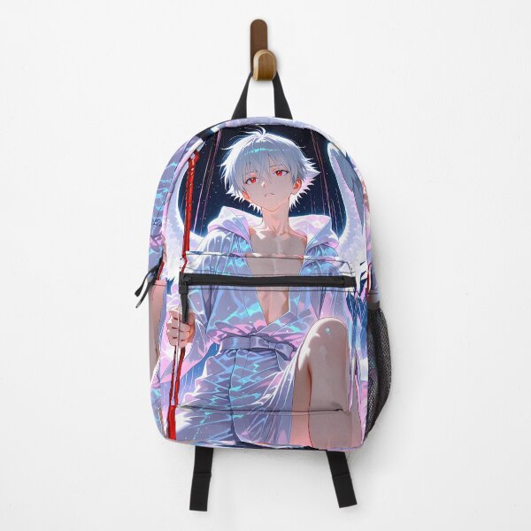 Item preview, Kaworu Nagisa Neon Genesis Evangelion Anime Angel Wings Sacred Light designed and sold by TorbenKuhano.