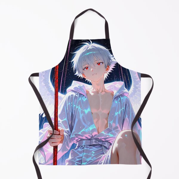 Item preview, Kaworu Nagisa Neon Genesis Evangelion Anime Angel Wings Sacred Light designed and sold by TorbenKuhano.
