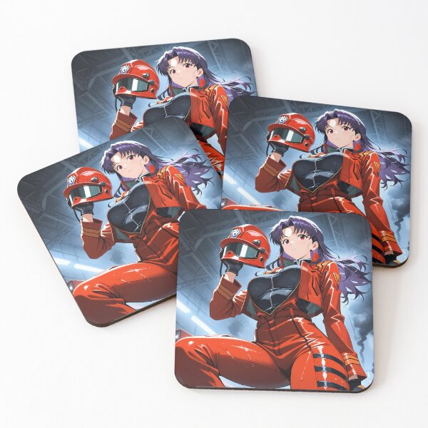 Item preview, Misato Katsuragi Neon Genesis Evangelion Firefighter Rescue Night Anime Girl Waifu designed and sold by TorbenKuhano.