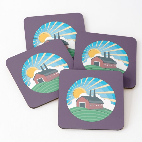 Item preview, Rising Sun Over the Quiet Farm designed and sold by Khanworld.