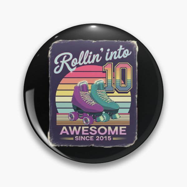 Item preview, Birthday Roller Skating 10th Girl Rollin into 10 Skate Party  designed and sold by angolinnArt.