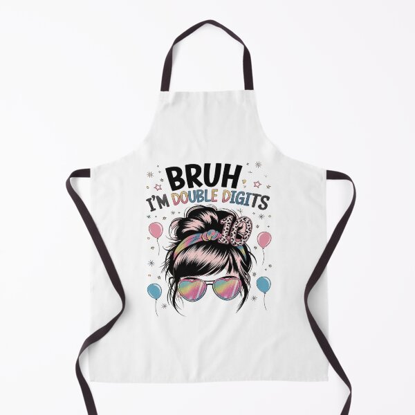 Item preview, Bruh I'm Double Digits 10th Birthday 10 Year Old For Girl  designed and sold by joyouartArt.