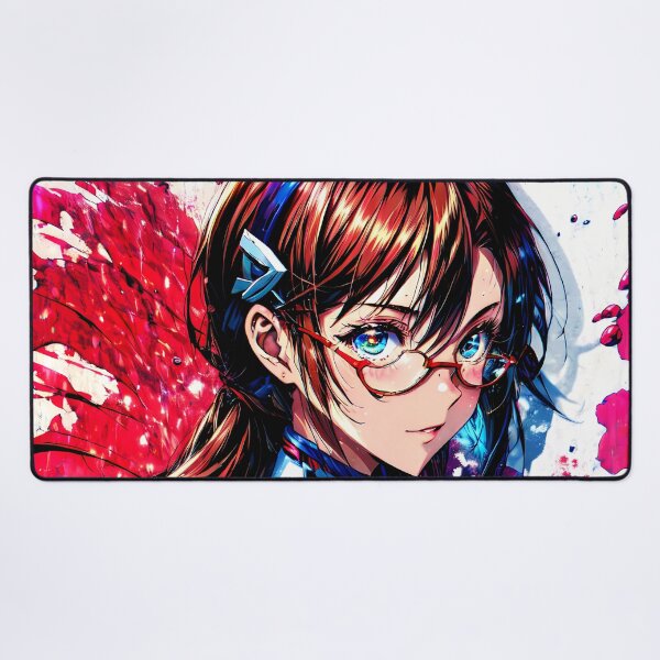 Item preview, Makinami Mari Illustrious Anime Evangelion Abstract Neon Energy Sci Fi designed and sold by TorbenKuhano.