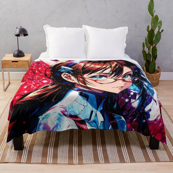 Item preview, Makinami Mari Illustrious Anime Evangelion Abstract Neon Energy Sci Fi designed and sold by TorbenKuhano.