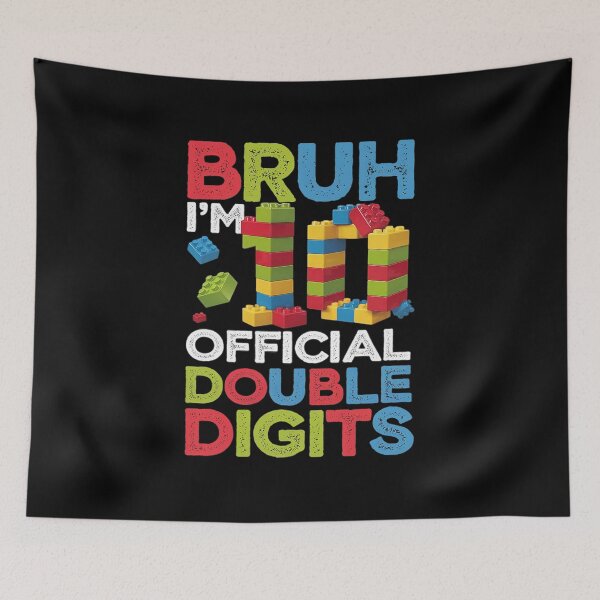 Item preview, Bruh I'm Official Double Digits 10th Birthday 10 Yrs Old Boy designed and sold by angolinnArt.