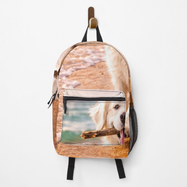 Item preview, Happy Labrador on the Beach – Playful Dog Summer Art designed and sold by Darlin8888.