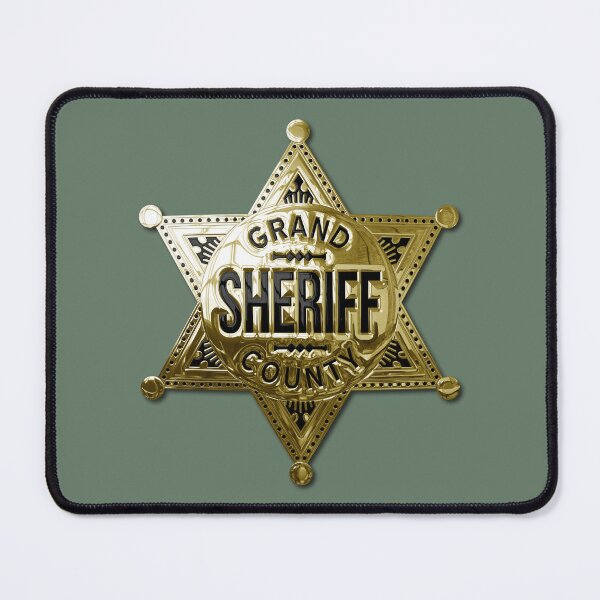 Item preview, Grand Sheriff County Badge [Gold] designed and sold by Trexyca Artworks Store.