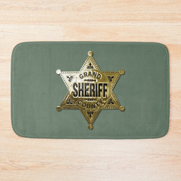 Item preview, Grand Sheriff County Badge [Gold] designed and sold by Trexyca Artworks Store.