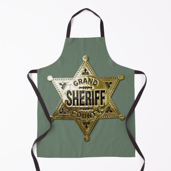 Item preview, Grand Sheriff County Badge [Gold] designed and sold by Trexyca Artworks Store.