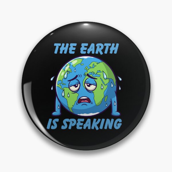 Item preview, The Earth Is Speaking Climate Awareness Graphic designed and sold by FreedomAndLove.